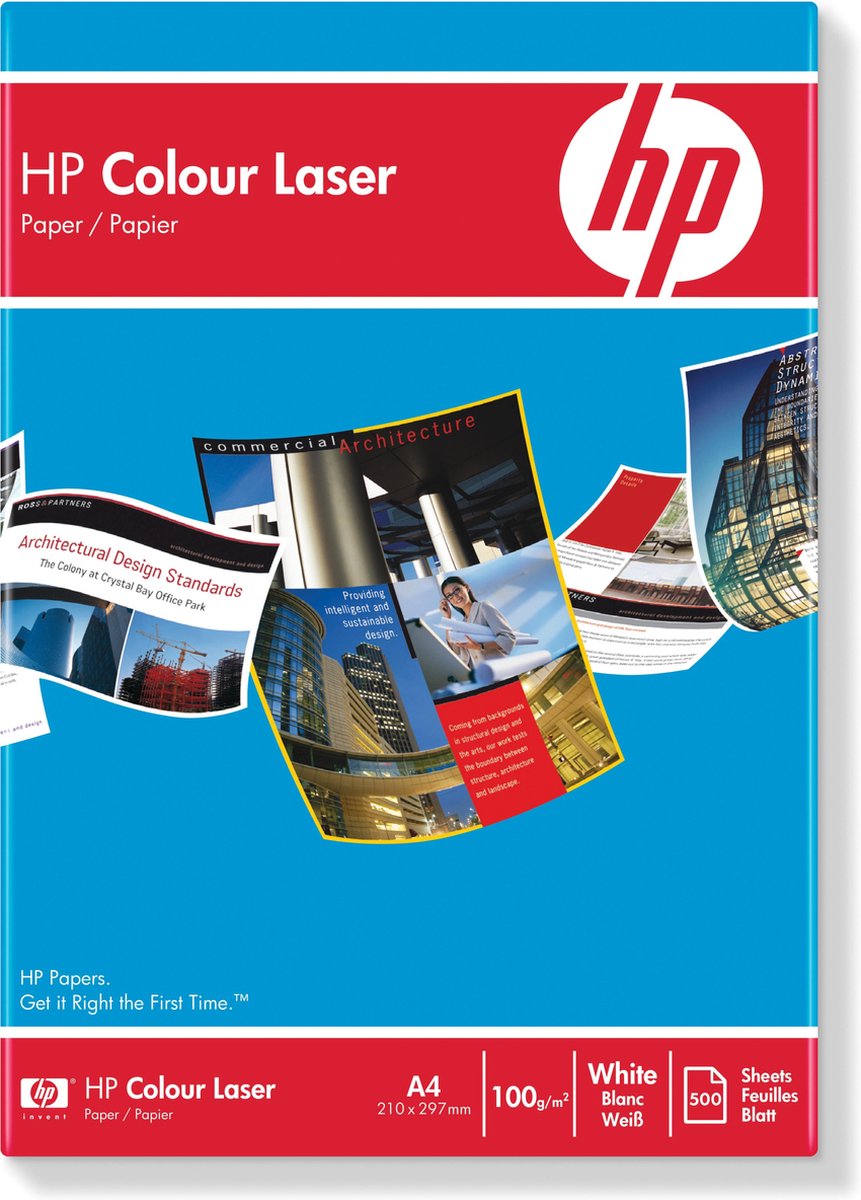 HP Papier pour imprimante ColorChoice (CHP350) A4 Blanc 500 feuilles