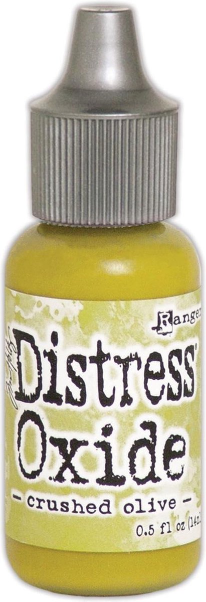 Ranger Distress Oxide Re- Inker 14 ml - Crushed Olive TDR57000 Tim Holtz