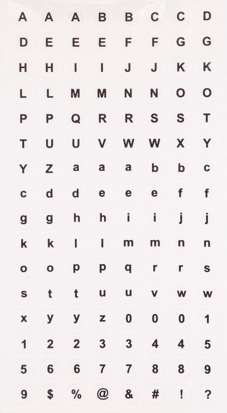 Transparante letters - Benelux