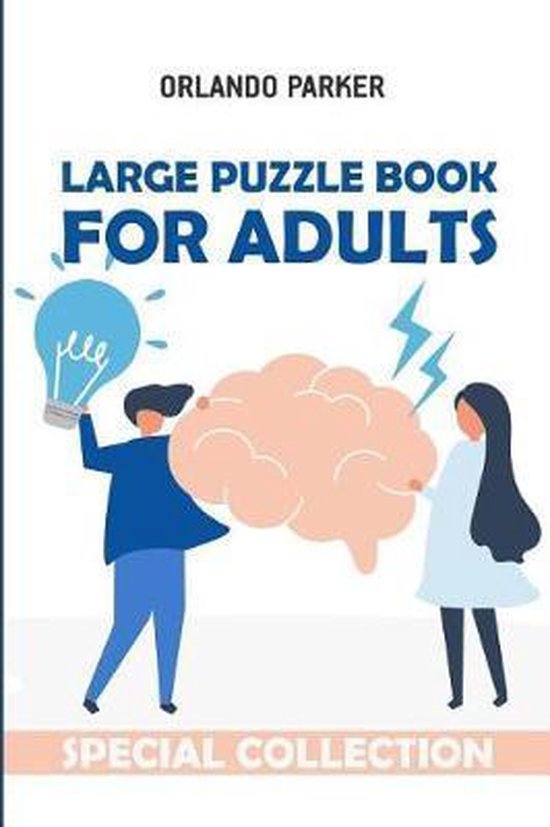 Brain Game Books Large Puzzle Book For Adults, Orlando Parker