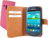 Mobiparts Premium Wallet Case Samsung Galaxy S3 Mini Pink