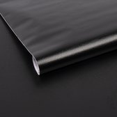 d-c-fix - Zelfklevende Decoratiefolie - Leer zwart - 45x200 cm