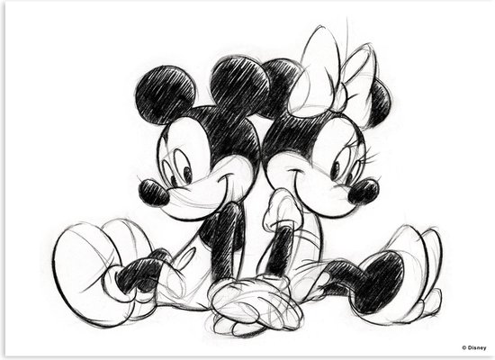Disney - Mickey Minnie Canvas - 70x50