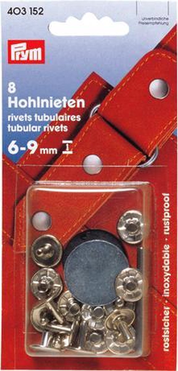 Prym Holnieten voor stofdikte 4-6 mm