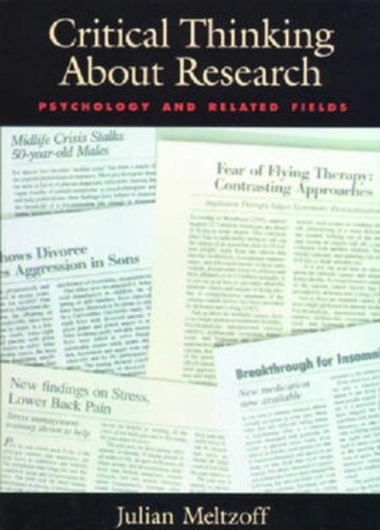Critical Thinking About Research - cover