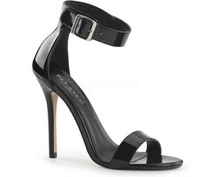 Pleaser - AMUSE-10 Sandaal met enkelband - US 14 - 45 Shoes - Zwart