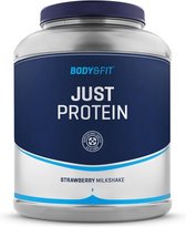 Body & Fit Just Protein - Eiwitpoeder / Eiwitshake - 2000 gram (66 shakes) - Aardbei milkshake