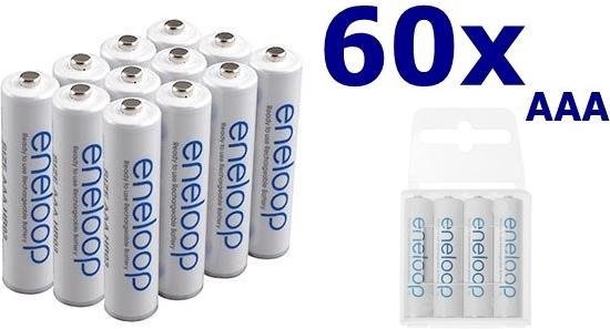 60 Stuks - AAA Oplaadbare Batterijen |