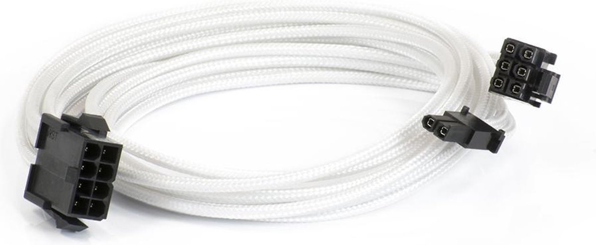 Phanteks PH-CB8V_WT Intern 0.5m PCI-E (6+2 pin) PCI-E (8-pin) Wit electriciteitssnoer