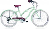 Meisjes fiets MBM HONOLULU cruiser mintgroen 26 inch, H47, 6 versnellingen