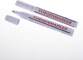 2X Voegenmarker - Voegen Stift Duopack - Voegenwit Marker - Wit