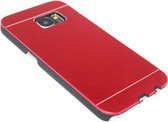 Aluminium hoesje rood Geschikt voor Samsung Galaxy S7