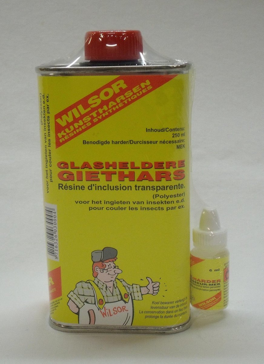 Wilsor Glasheldere giethars -0.25 Liter