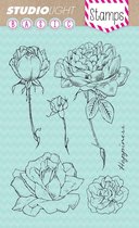 Bloemen - Transparante Stempel - A6
