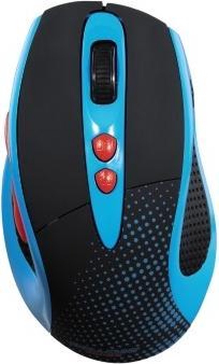 Hama draadloze optische muis knallbunt 2.0 blauw Hama draadloze optische muis knallbunt 2.0 blauw