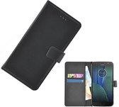 Wallet bookcase Motorola Moto G5S Plus hoesje effen zwart