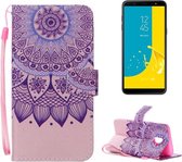 Samsung Galaxy J8 (2018) - Flip hoes, cover, case - PU Leder - TPU - Dromenvanger