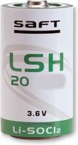 1 Stuk - SAFT LSH 20 D-formaat Lithium batterij 3.6V 13000mAh