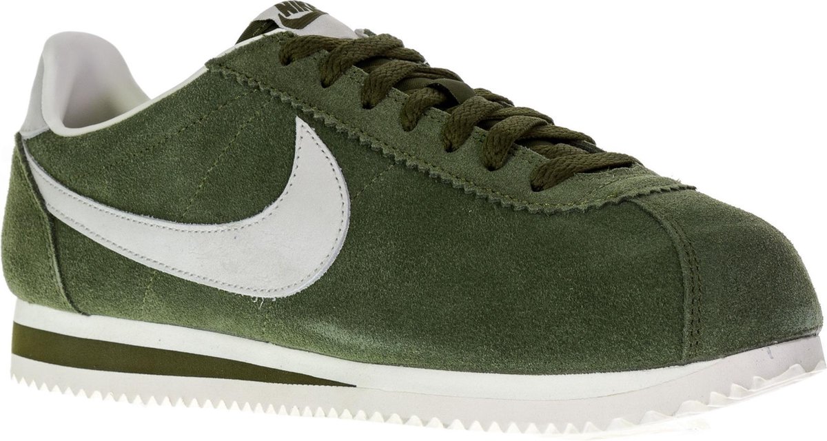 Nike Classic Cortez Leather Sneakers Sportschoenen - Maat 43 - Mannen -  groen/wit | bol