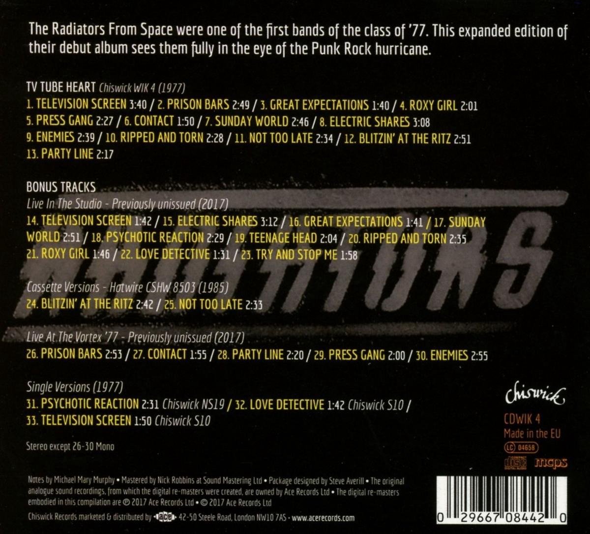 Tv Tube Heart 40Th Anniversary Edition, The Radiators CD (album