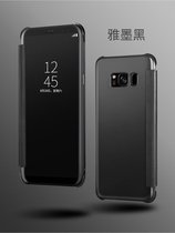 Clear View Cover Set voor Samsung Galaxy S8 _ Zwart