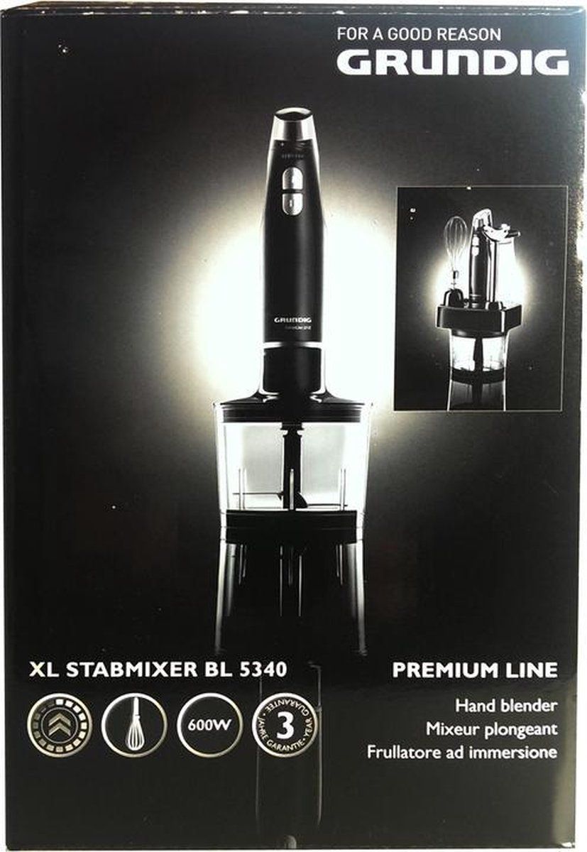 GRUNDIG BL5040 staafmixer met diverse accessoires | 400 watt | bol.com