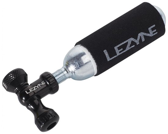 Lezyne Control Drive co2 Pomp – Geschikt voor Presta en Schrader – Ontworpen voor co2 patronen 25G – fietspomp – Handpomp – Zwart - Lezyne