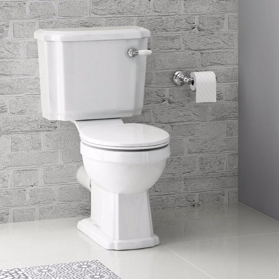 noodzaak Barry les Georgia II Staand Toilet Met Spoelbak Wit | bol.com
