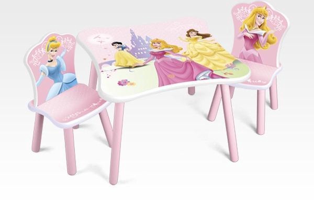 genezen Getuigen verwijzen Princess set tafel en stoelen | bol.com