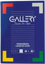 Gallery schrift formaat A4 commercieel geruit 72 bladzijden - 6 stuk