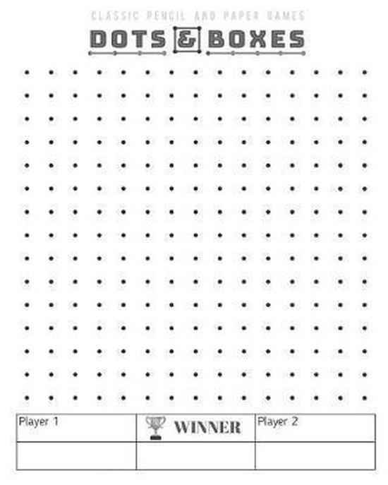 Dots and Boxes Classic Pencil and Paper Games, Anna Art Creations 9781791854706 Boeken bol