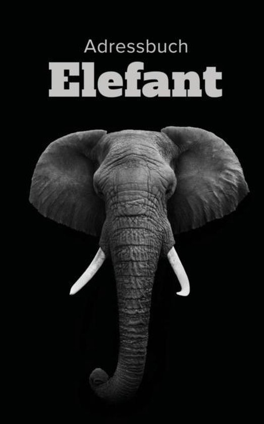 Adressbuch Elefant - cover
