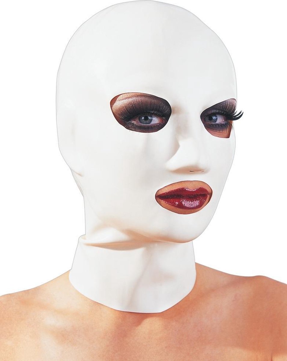 Latex hoofdmasker Evil clown - Feestartikelen