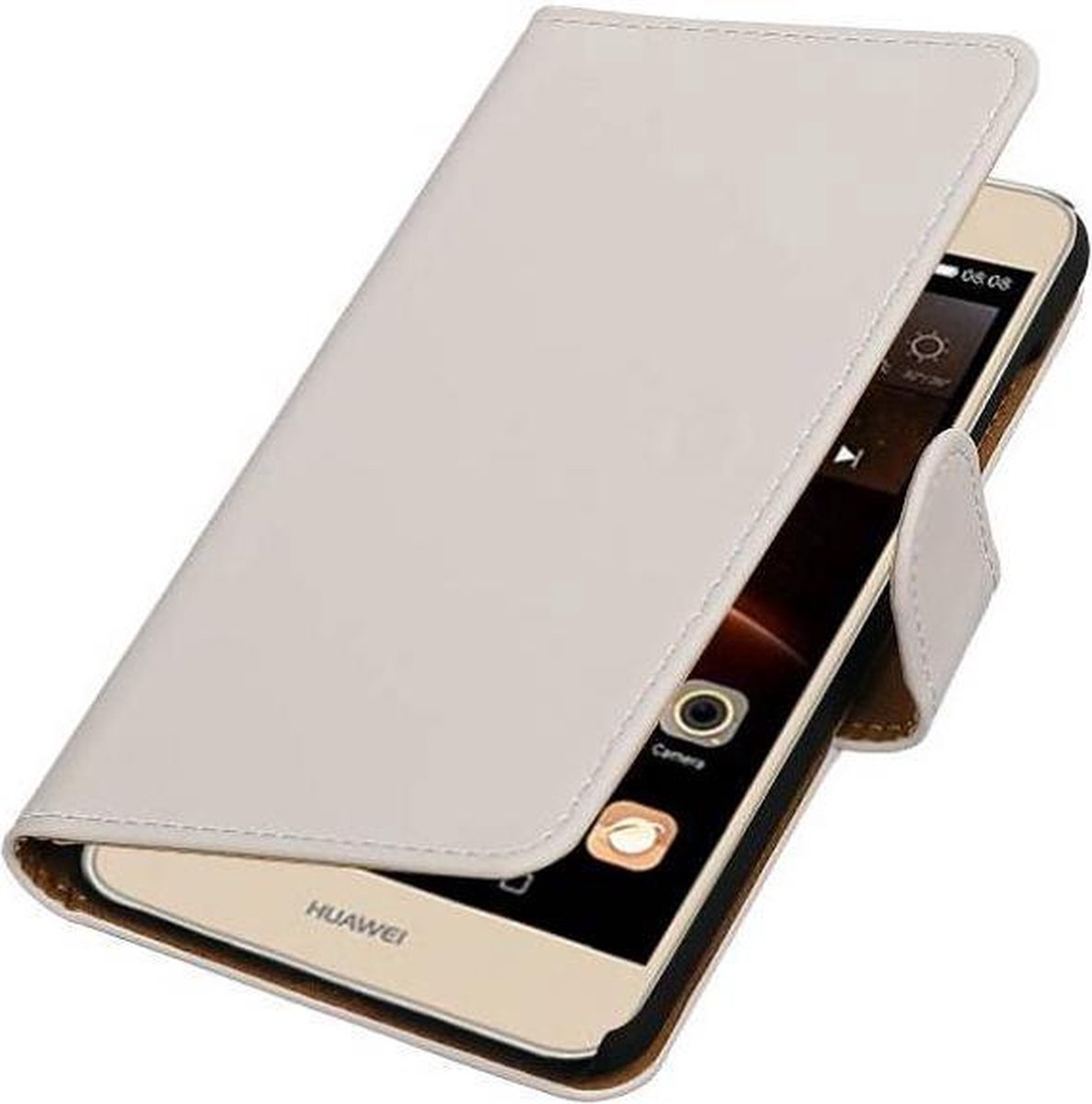 Bookstyle Wallet Case Hoesje Geschikt voor Huawei Y5 II Wit