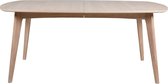 24Designs Uitschuifbare Tafel Nadine - 180/270 x 102 x 76 cm - Eiken - White wash