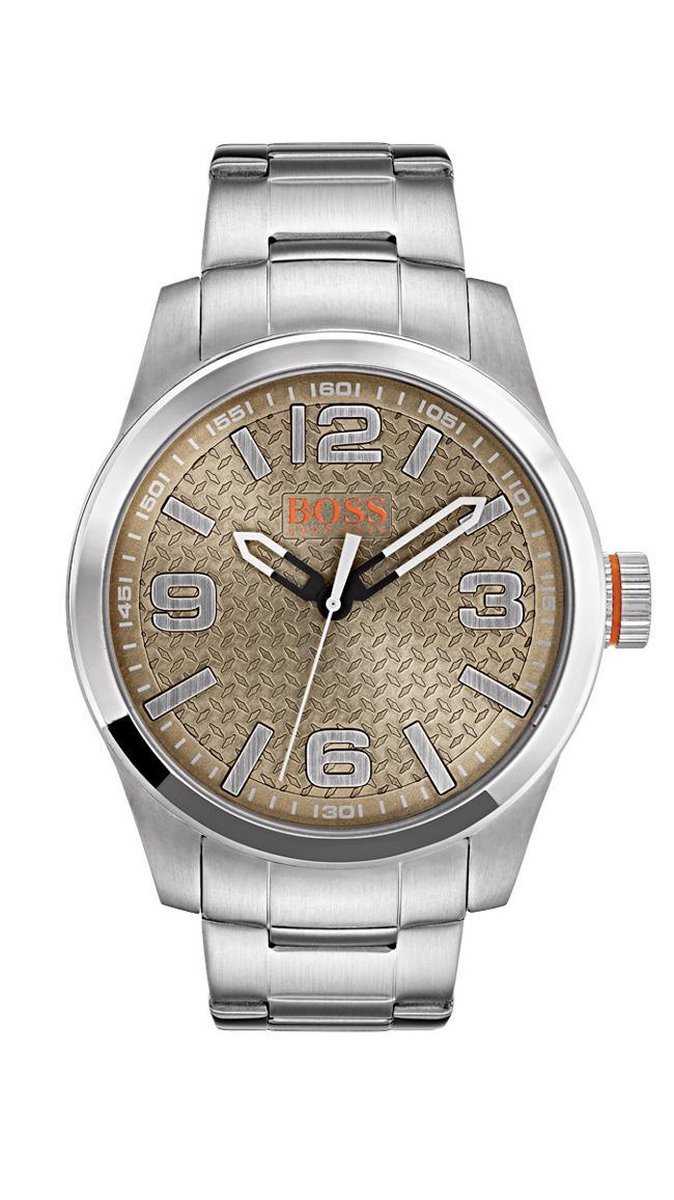 Boss Orange HO1550051 Paris Horloge - Staal - 44mm - Zilverkleurig