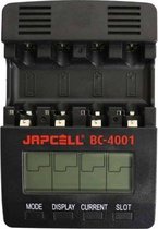 4 kanaals Japcell BC-4001 batterijenlader