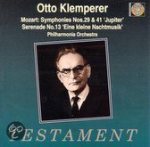 Mozart: Symphonies no 29 & 41, Serenade no 13 / Klemperer