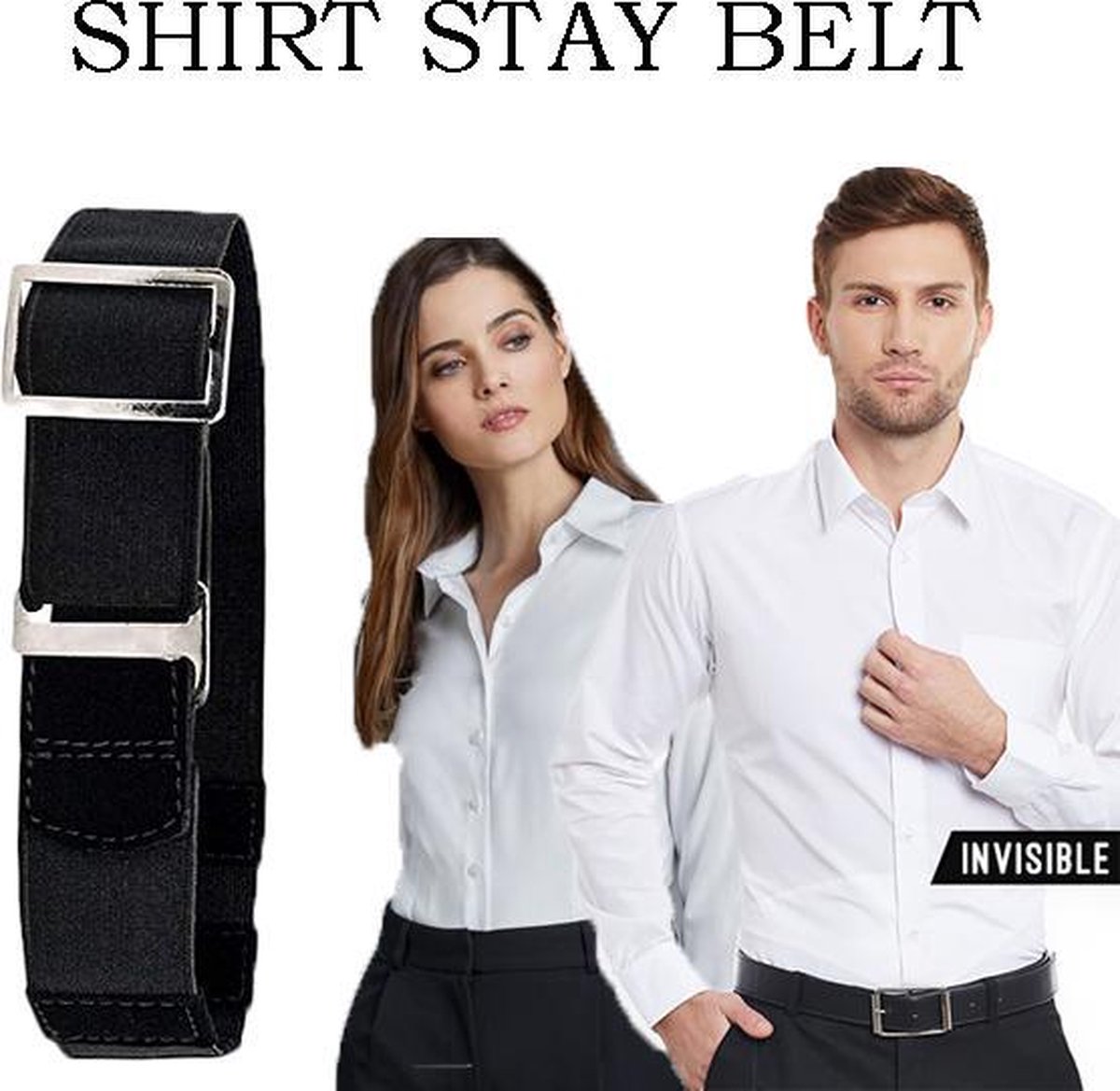 Overhemd Bretels – Shirt Stay Garters belt – Blouse Riem – Elastische Buik  Riem –... | bol.com