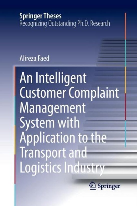 Springer Theses-An Intelligent Customer Complaint Management ... - cover