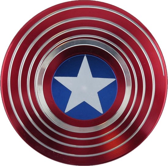 Odysseus aansporing Orthodox Fidget Spinner Captain America | Games | bol.com
