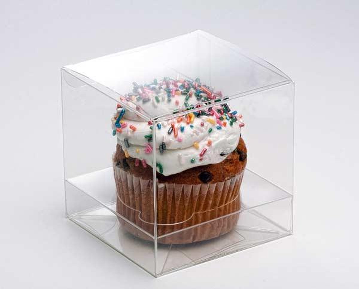 Cupcake Dozen voor Jumbo Cupcakes 10.2x10.2x10.2cm (100 Stuks)