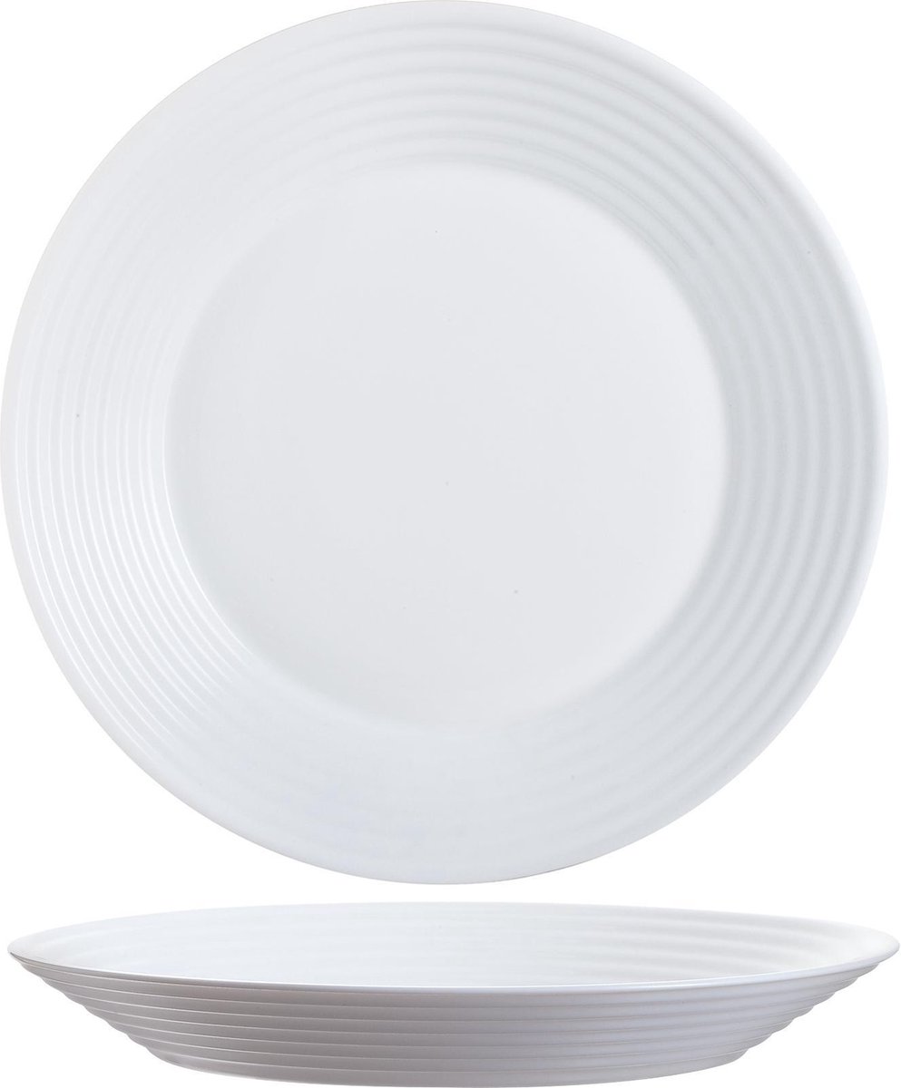Luminarc Harena Diep Bord 23.6 cm -wit