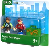 BRIO Twee reizigers met koffer - 33823