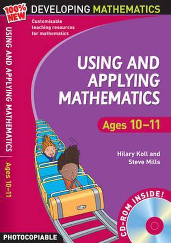 Ontwikkelen van wiskunde, boek voor 10-11 jaar. Twee kinderen op een achtbaan, met CD-ROM.