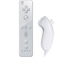 Controller & Nunchuk Geschikt voor Wii & Wii U - Wit