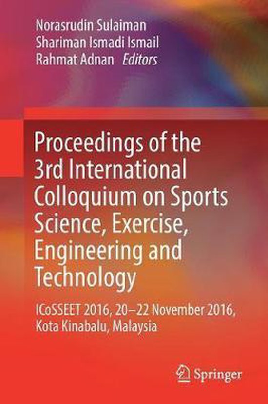 Proceedings of the 3rd International Colloquium on Sports Sc ... - cover