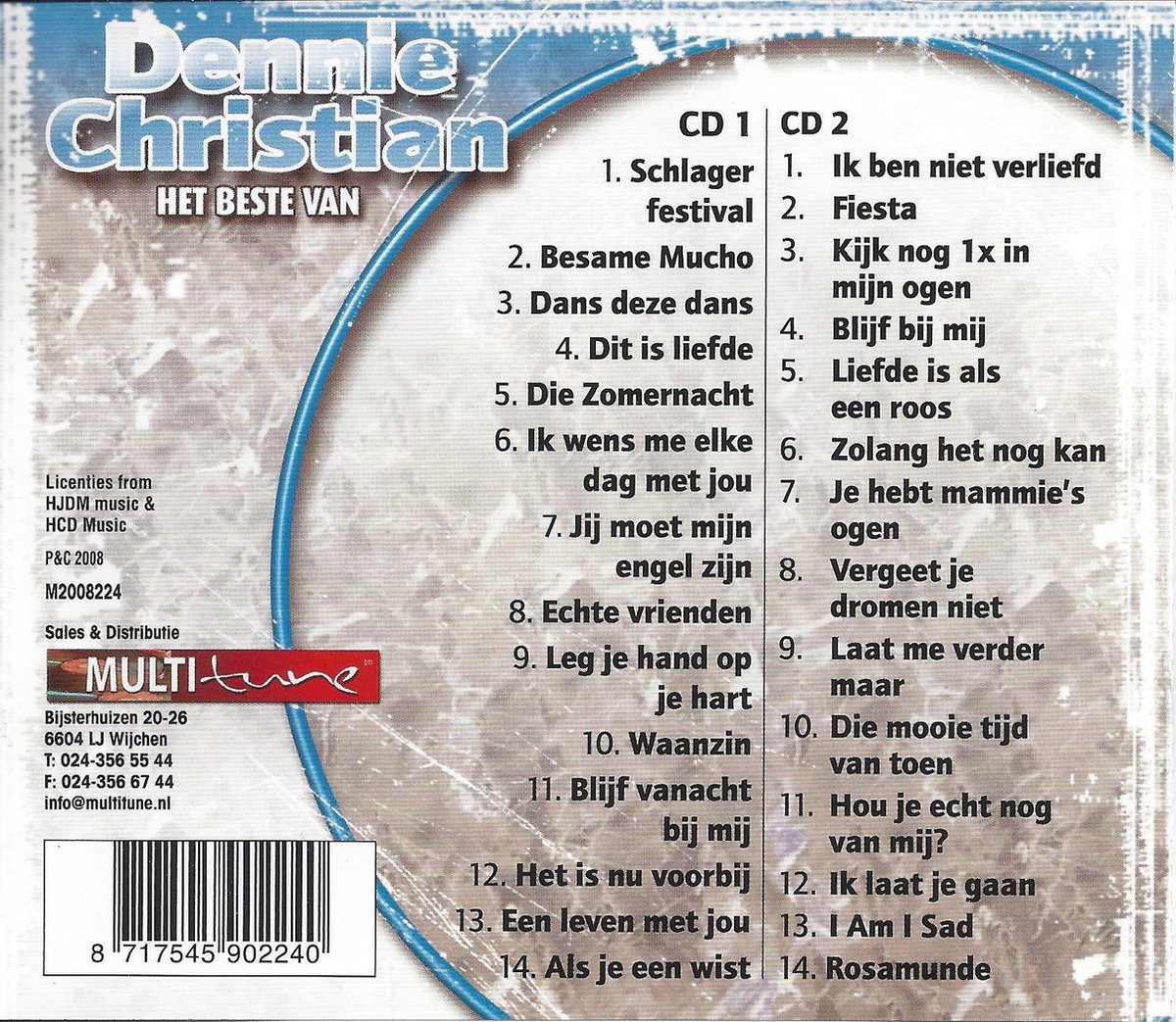 Beste Van Dennie Christian Cd Album Muziek