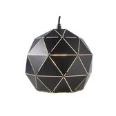 Deko-Light Asterope Round 250 - Hanglamp Metaal - Rond - Mat Zwart - Modern - Geschikt voor LED