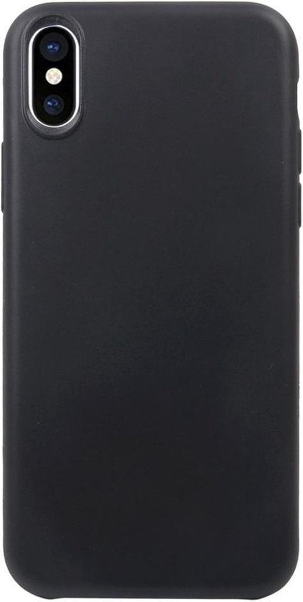 Iphone XR Hoesje - Siliconen Hoesje geschikt geschikt voor Apple Iphone XR MAX 6.5- Phone Case Cover - Zwart